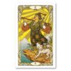 Mini Golden Art Nouveau Tarot - Image 2